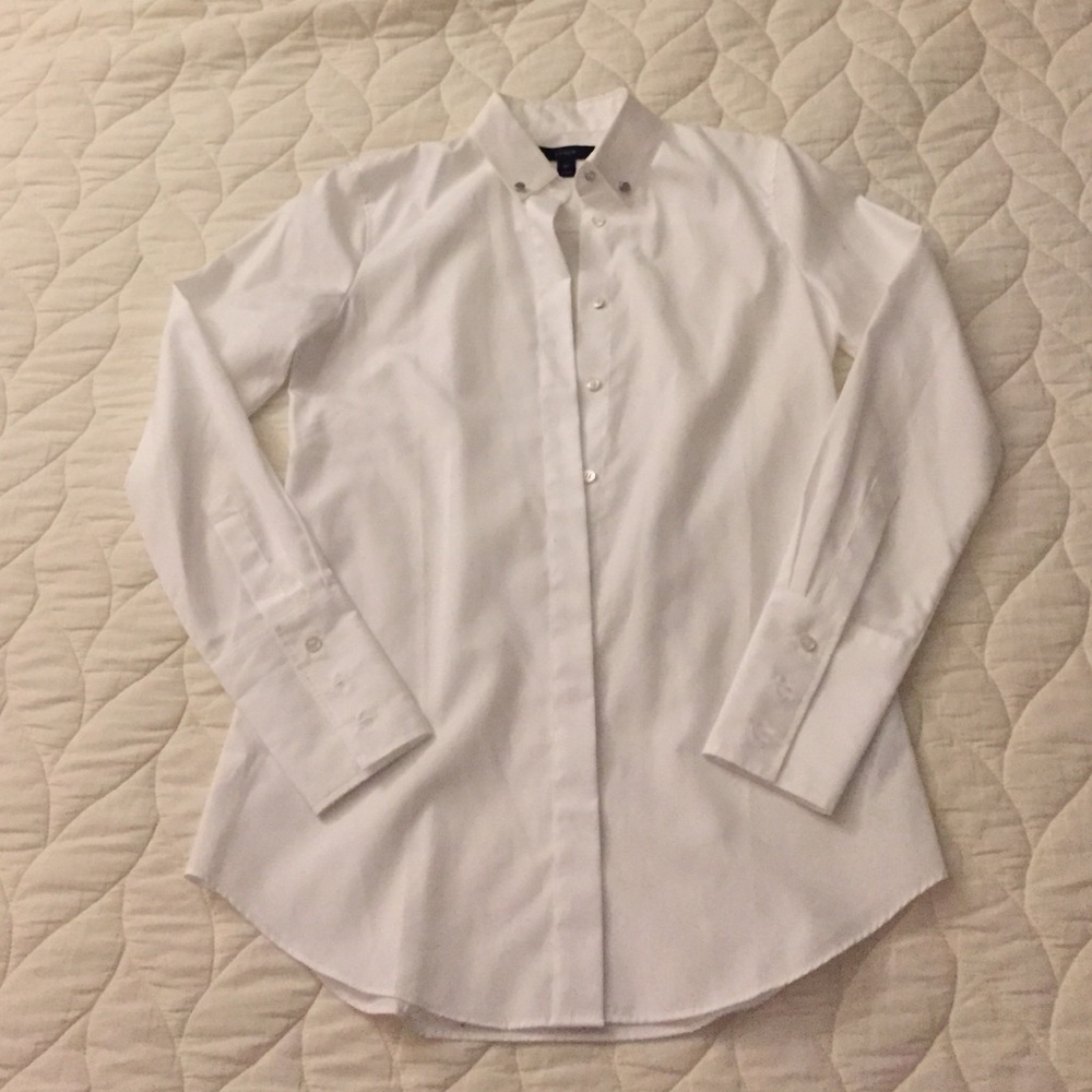 J. Crew White Button Down Shirt